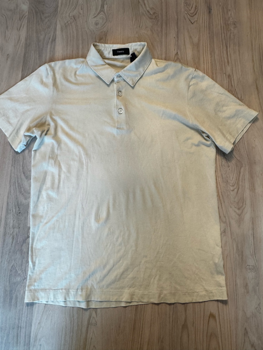 Theory Men's Polo Shirt - Light Beige